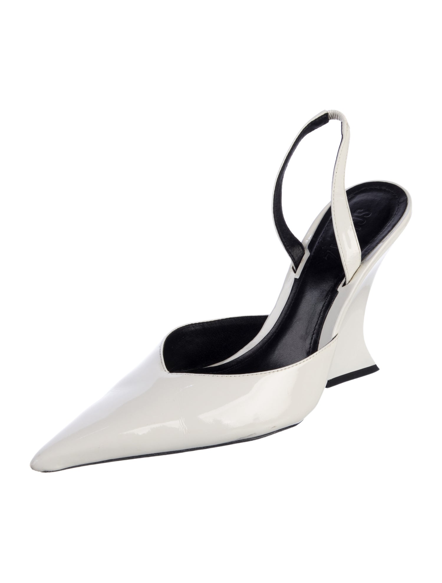 Schutz Patent Leather Slingback Pumps