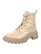 Schutz Leather Combat Boots