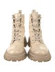 Schutz Leather Combat Boots