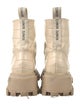 Schutz Leather Combat Boots