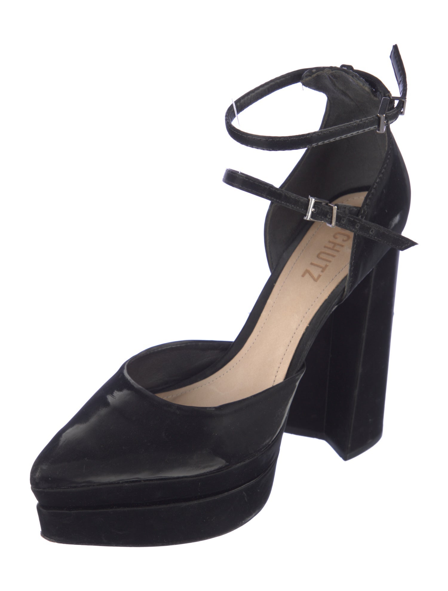 Schutz Patent Leather D'Orsay Pumps