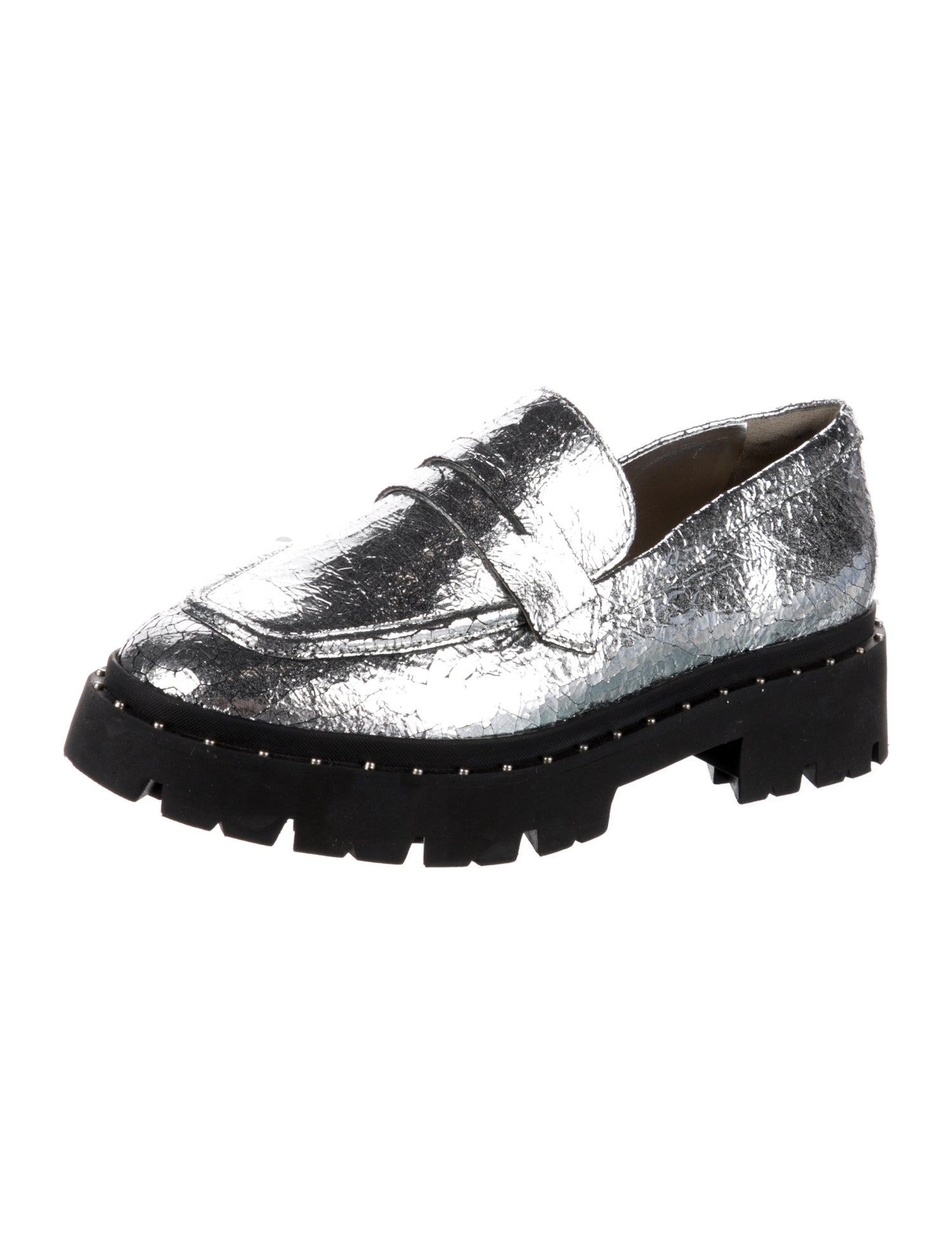 Schutz Leather Loafers