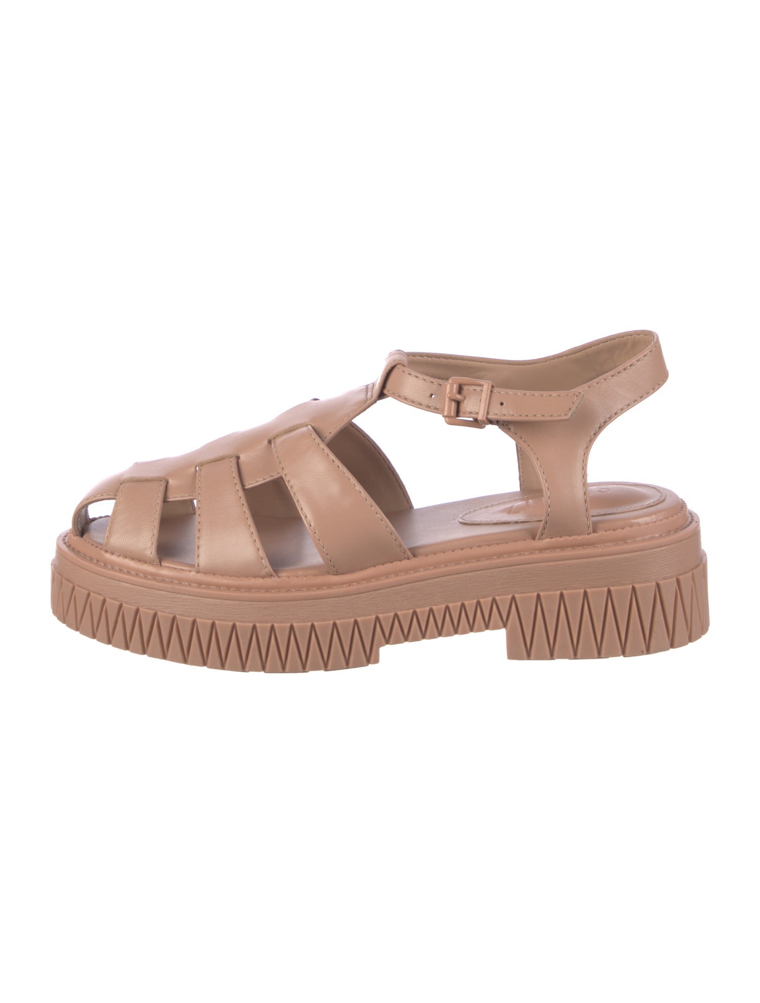 Schutz Leather Gladiator Sandals