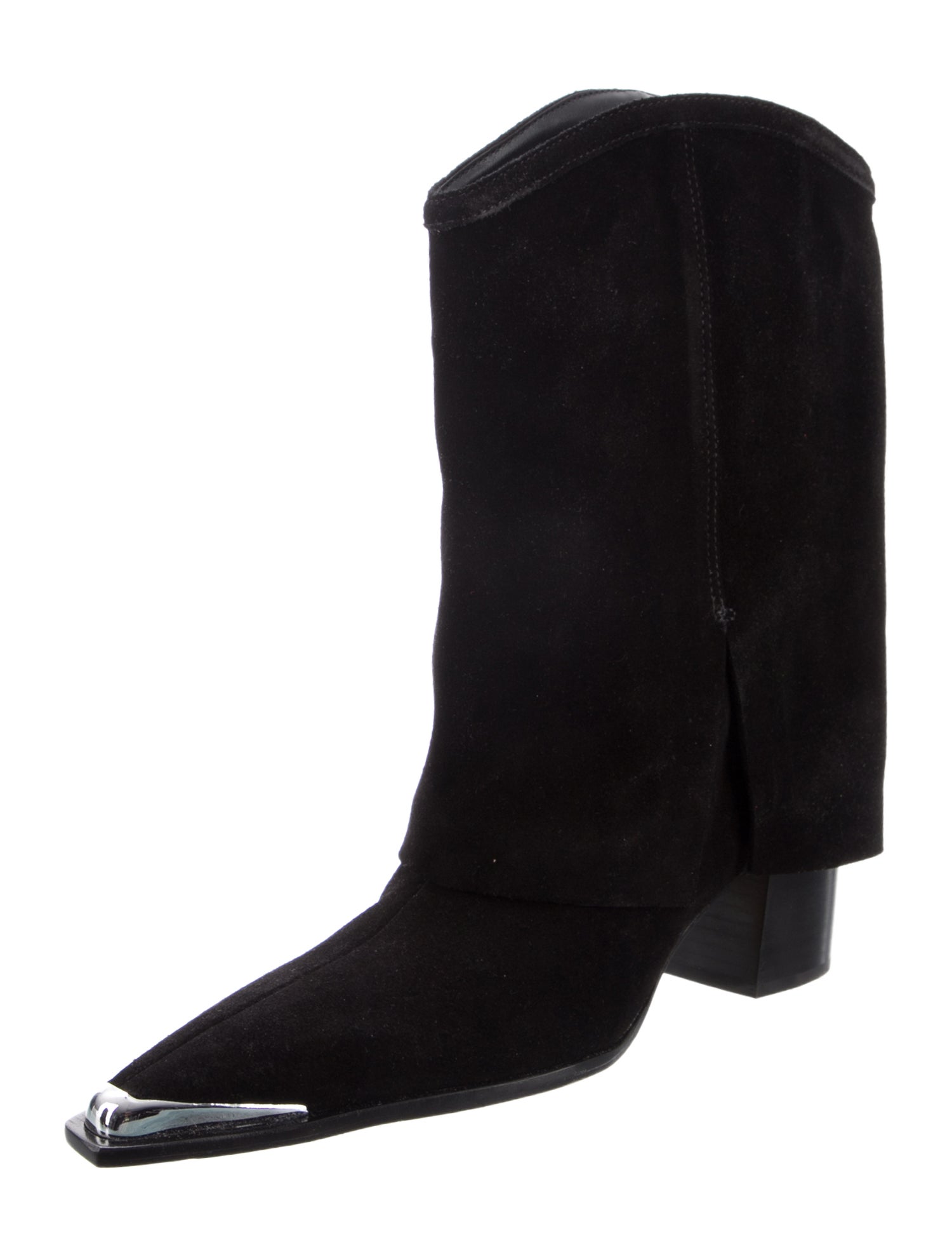 Schutz Suede Western Boots