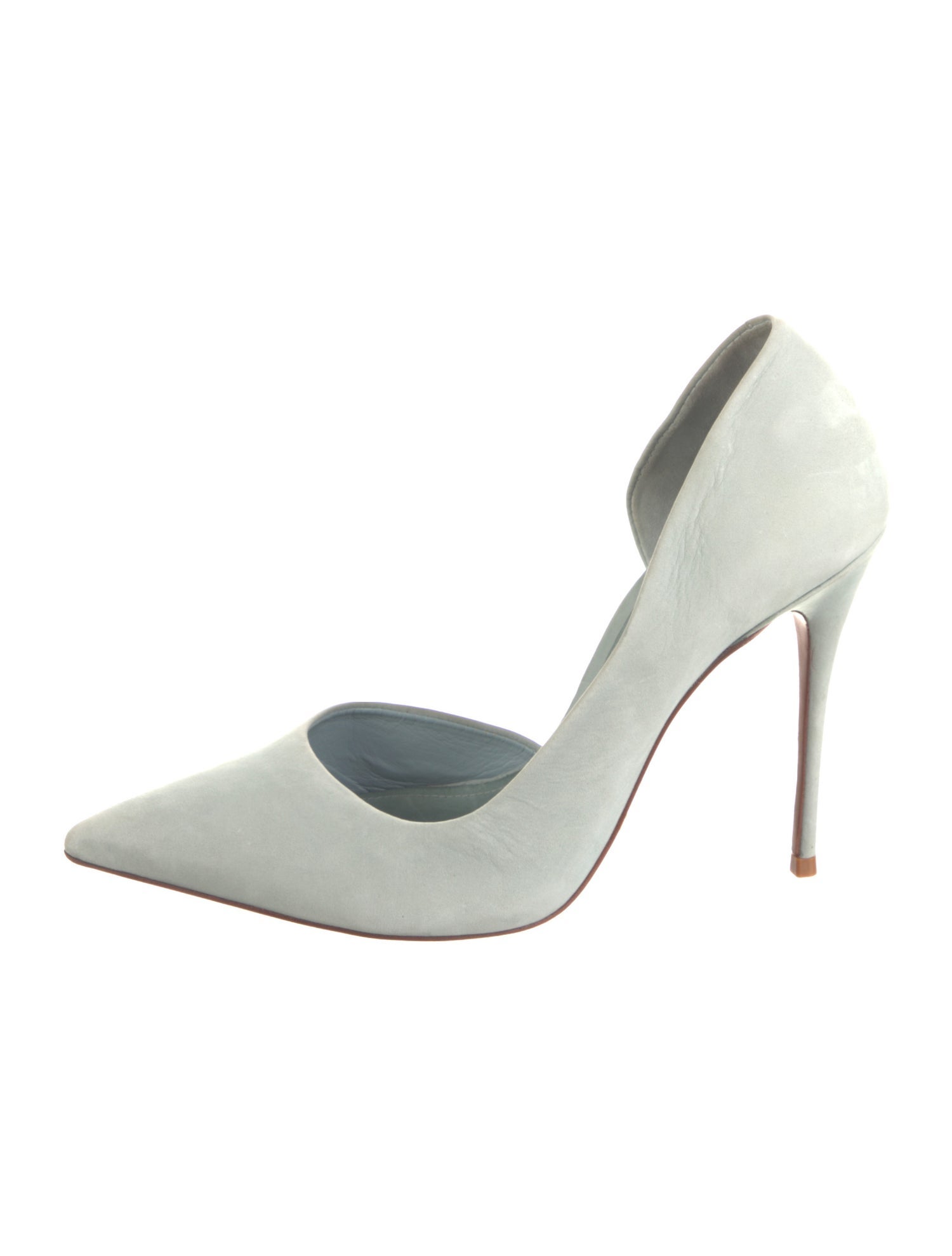 Schutz Suede D'Orsay Pumps