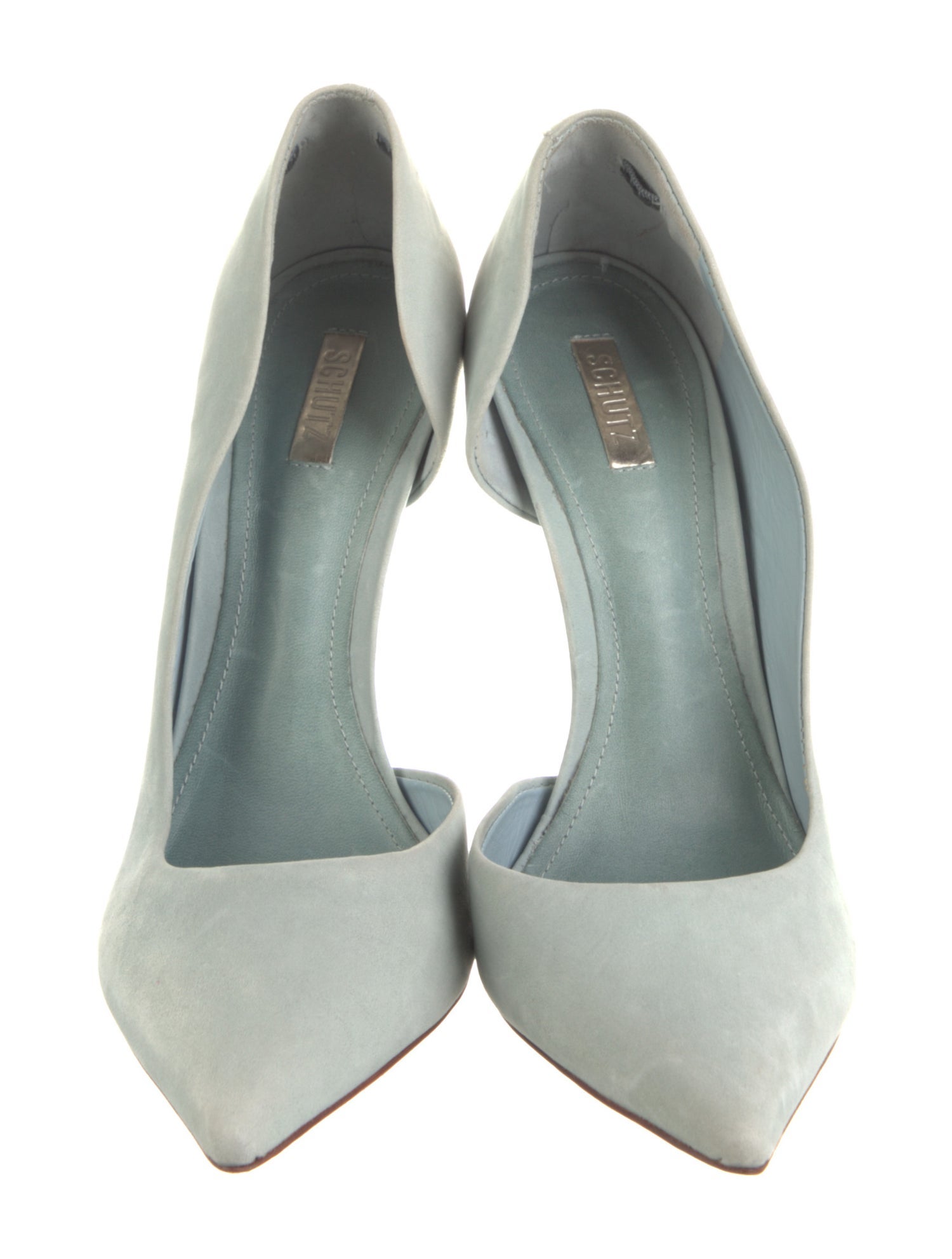 Schutz Suede D'Orsay Pumps