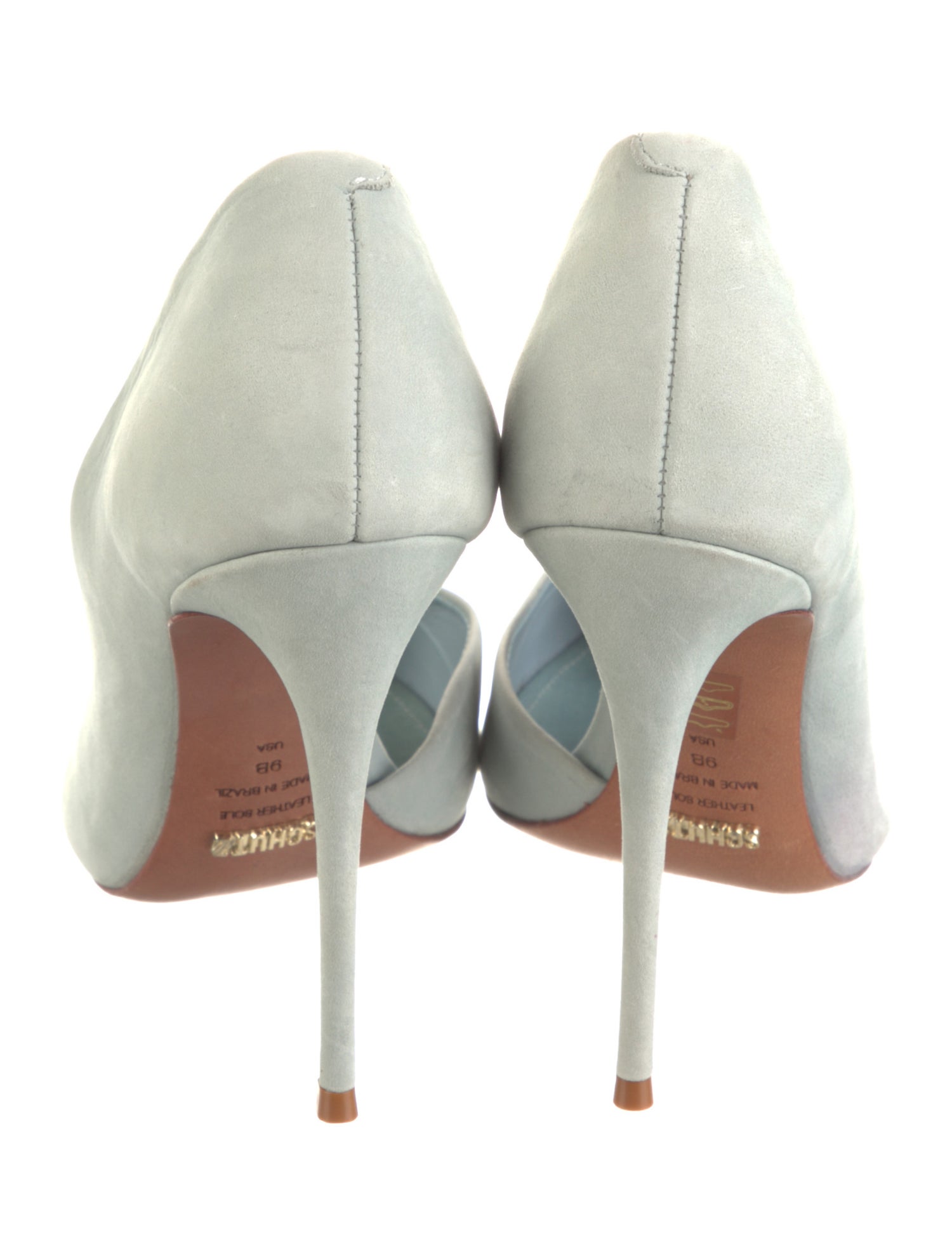Schutz Suede D'Orsay Pumps