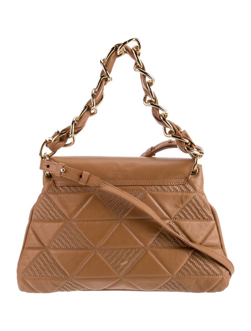 Schutz Leather Shoulder Bag