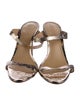 Schutz Leather Slides