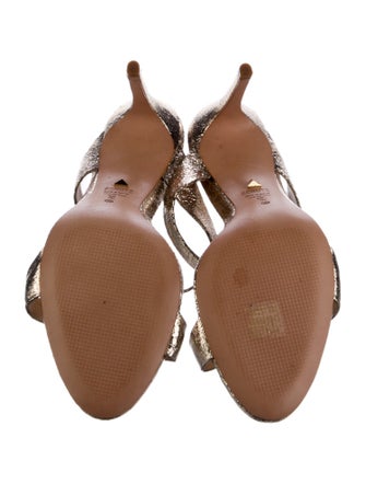 Schutz Leather Slides