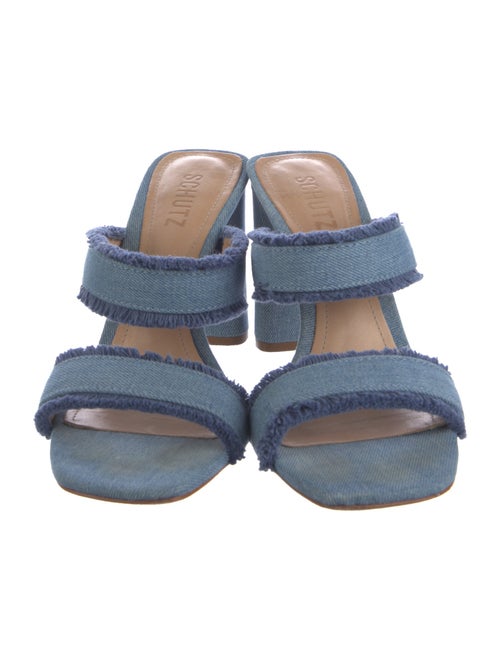 Schutz Denim Slides
