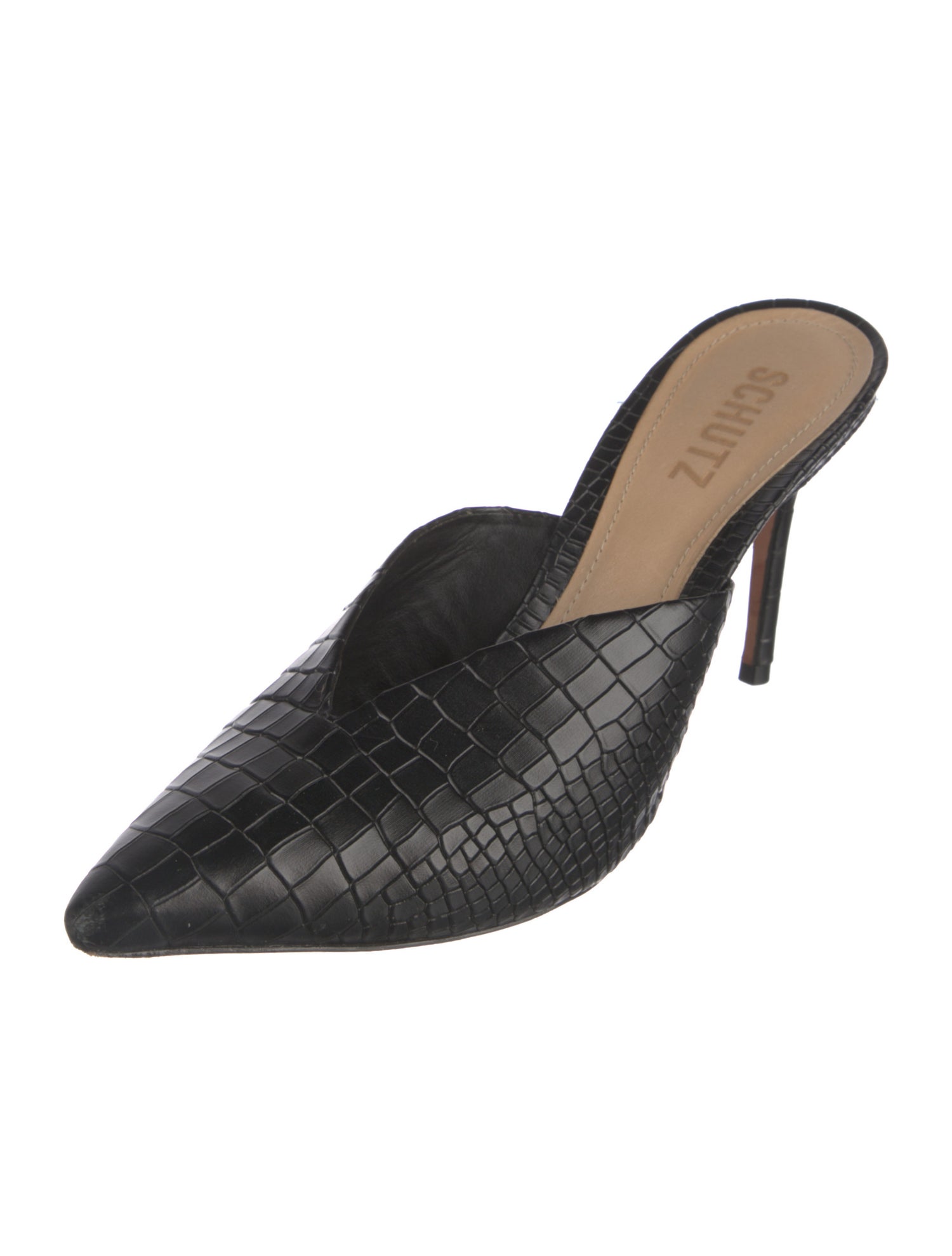 Schutz Leather Mules