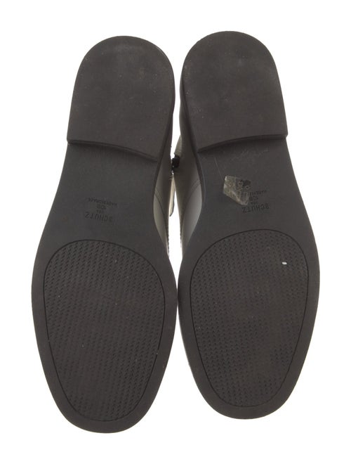 Schutz Leather Combat Boots