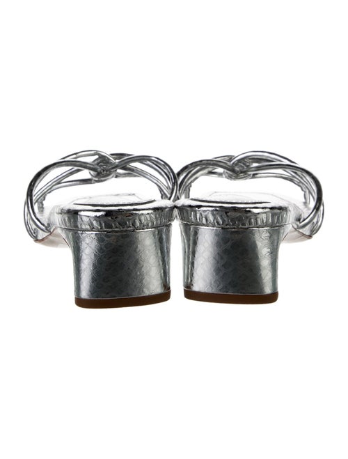 Schutz Leather Slides