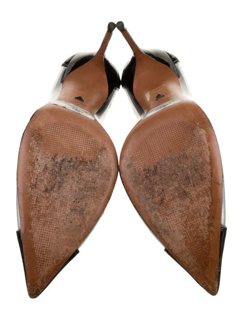 Schutz PVC Leather Trim Embellishment Pumps