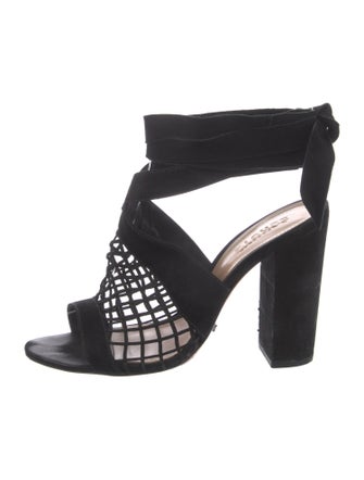 Schutz Suede Sandals