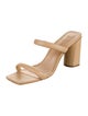 Schutz Leather Slides