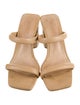 Schutz Leather Slides