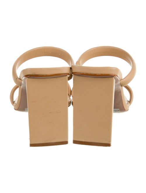 Schutz Leather Slides