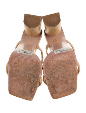 Schutz Leather Slides