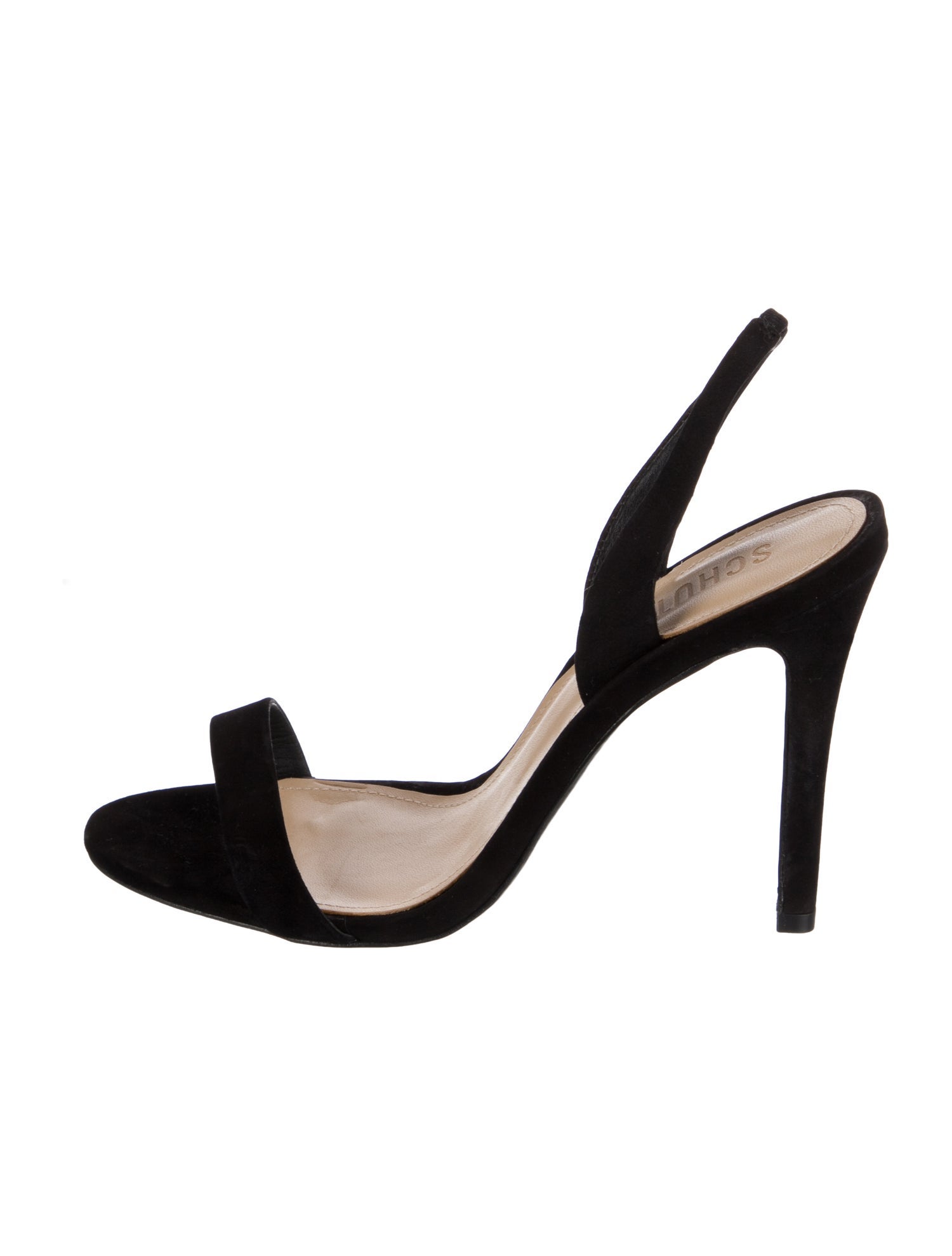 Schutz Suede Slingback Sandals