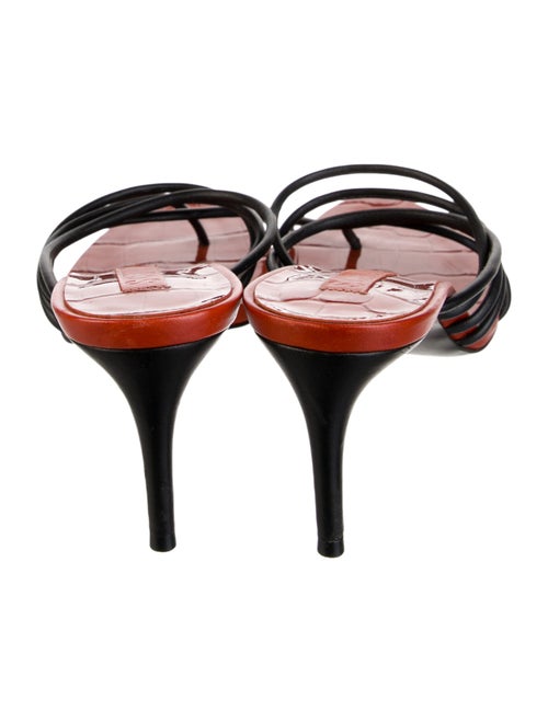 Schutz Leather Slides