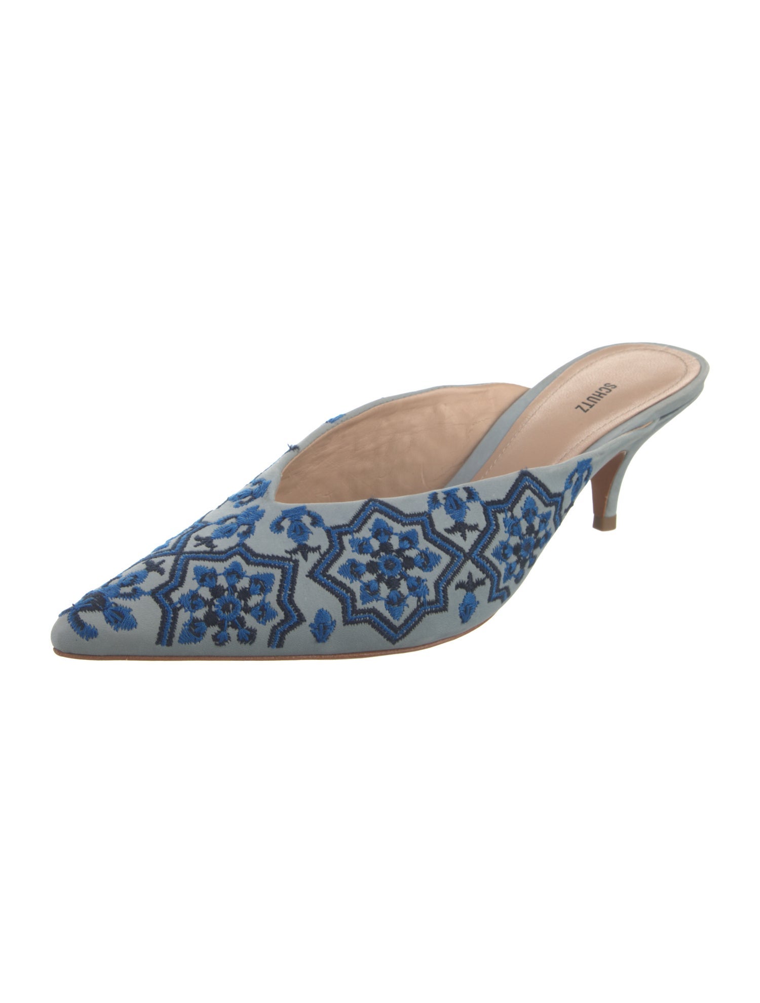 Schutz Printed Mules
