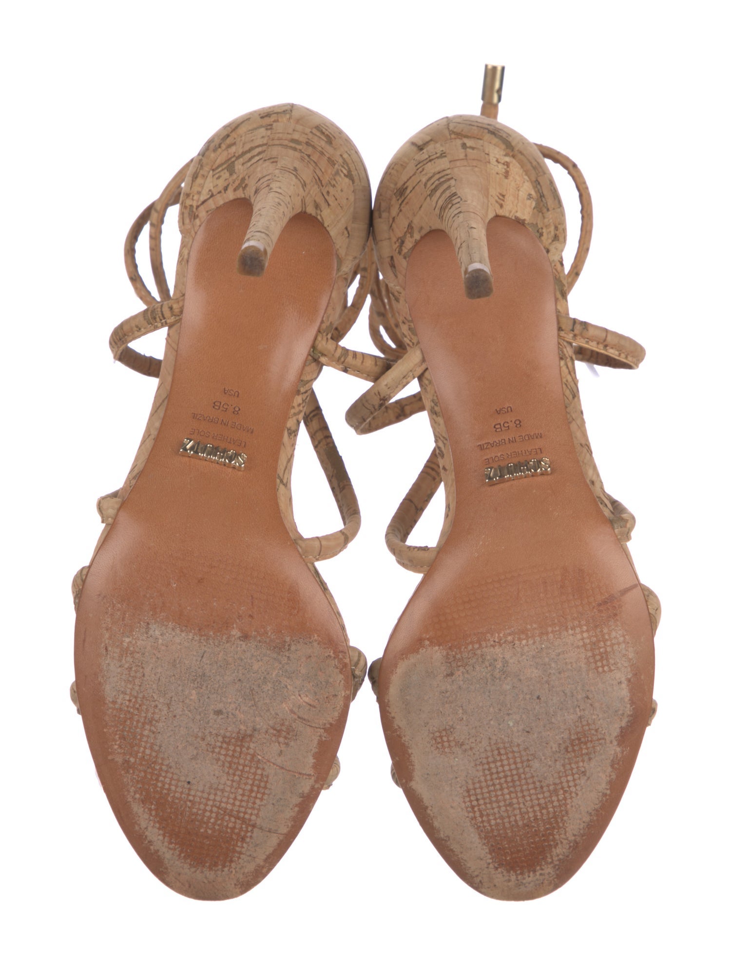 Schutz Animal Print Sandals