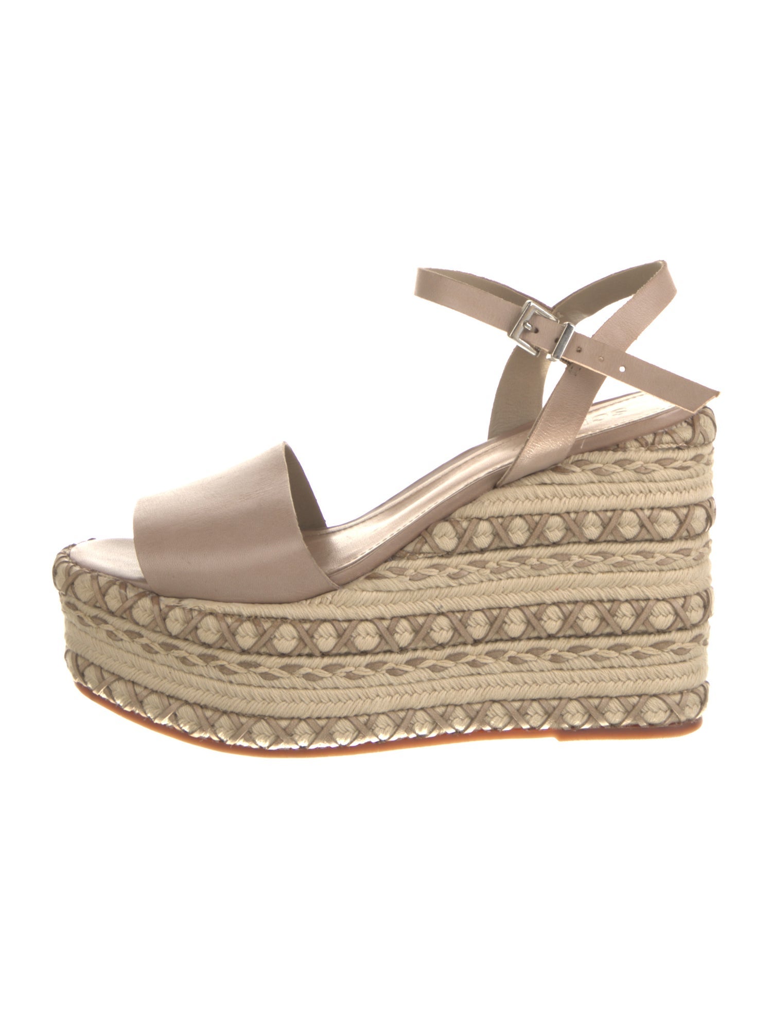 Schutz Leather Espadrilles
