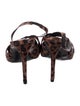 Schutz Animal Print Slingback Sandals