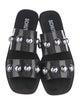 Schutz Rubber Studded Accents Slides