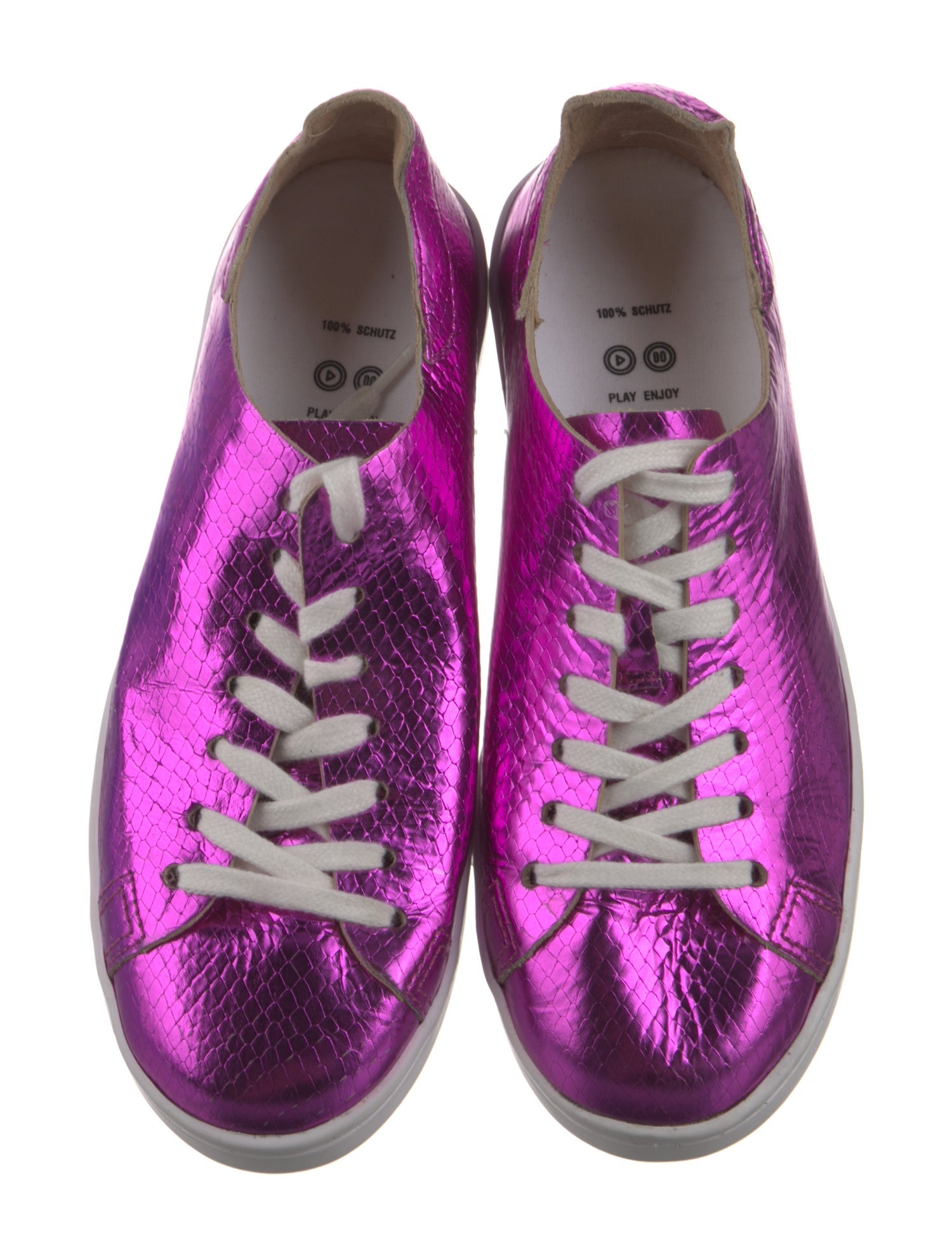 Schutz Leather Sneakers