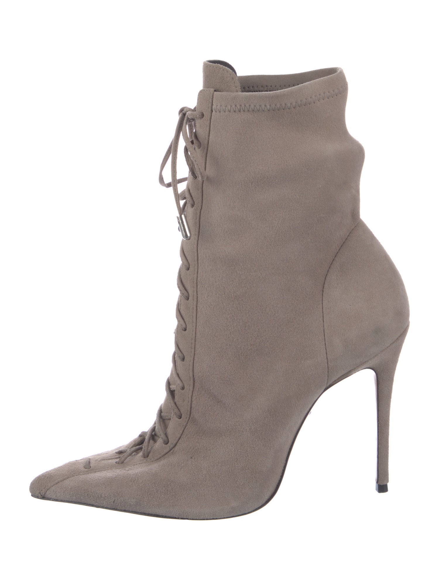 Schutz Leather Lace-Up Boots