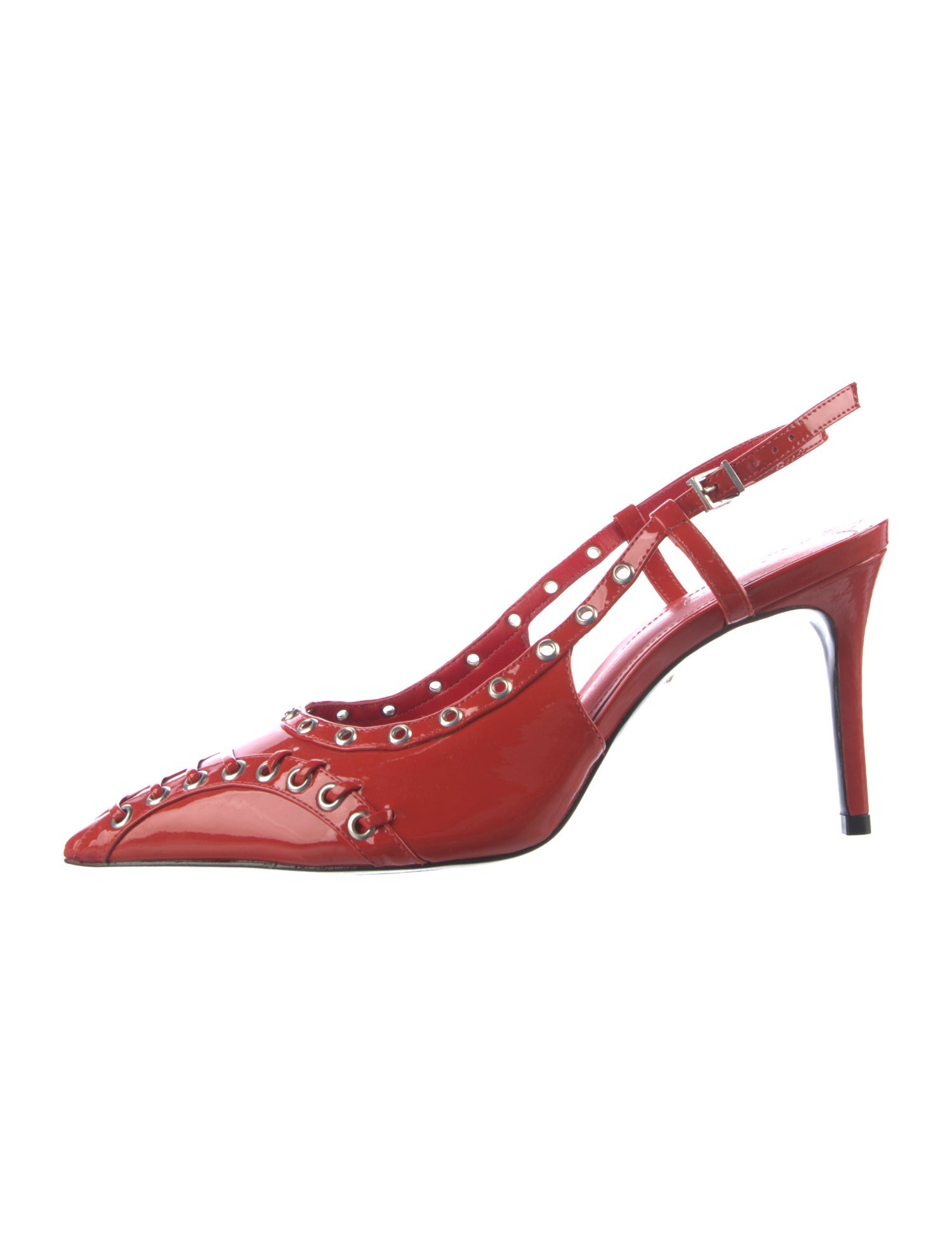 Schutz Patent Leather Slingback Pumps