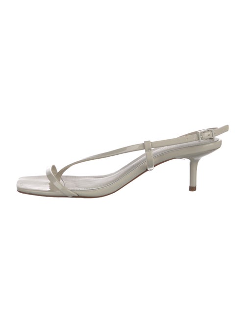 Schutz Patent Leather Slingback Sandals