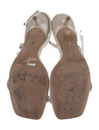 Schutz Patent Leather Slingback Sandals