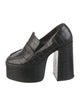 Schutz Embossed Leather Pumps