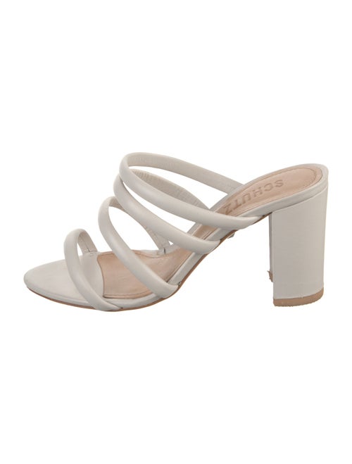 Schutz Leather Slides