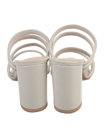 Schutz Leather Slides