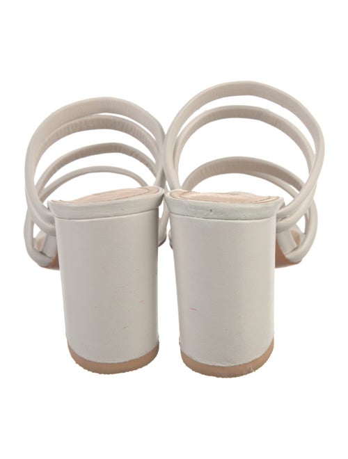 Schutz Leather Slides