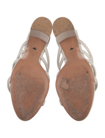 Schutz Leather Slides