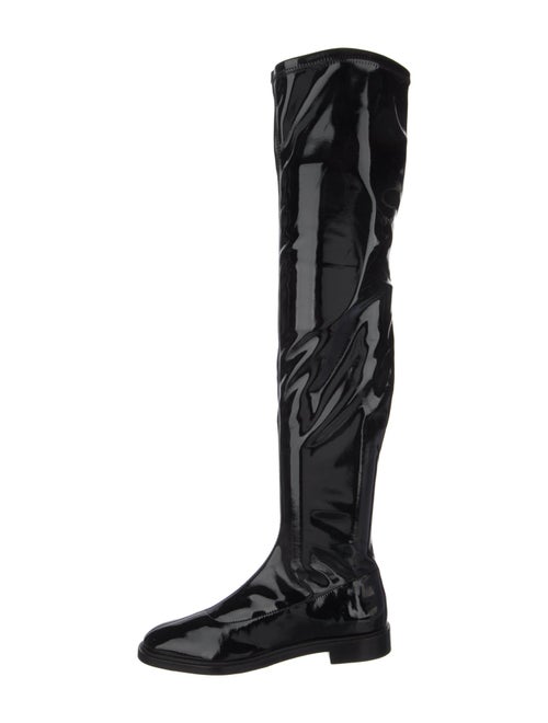 Schutz Patent Leather Boots