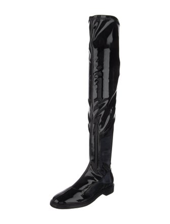 Schutz Patent Leather Boots