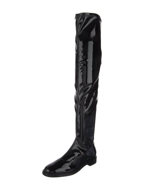 Schutz Patent Leather Boots