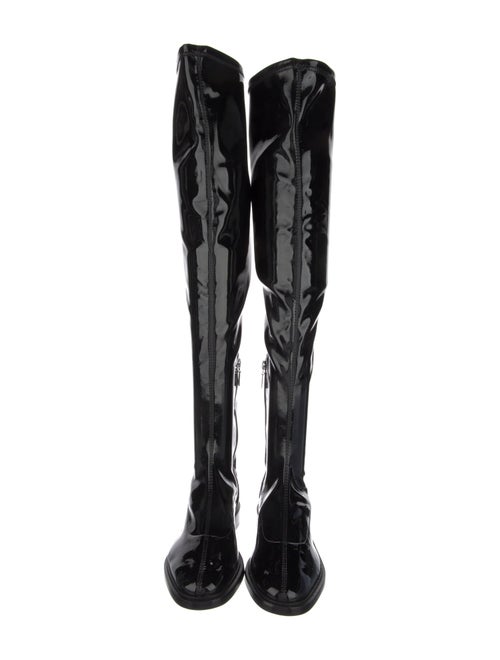 Schutz Patent Leather Boots