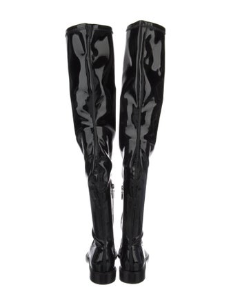 Schutz Patent Leather Boots