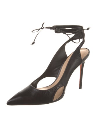 Schutz Leather Slingback Pumps