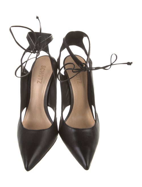 Schutz Leather Slingback Pumps