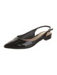 Schutz Patent Leather Slingback Flats