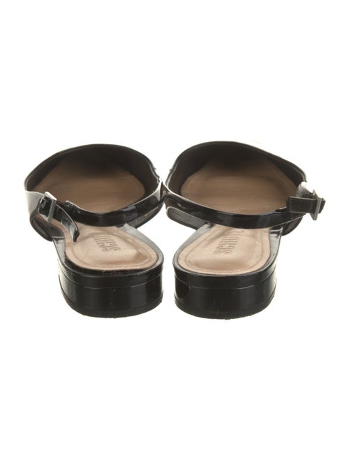 Schutz Patent Leather Slingback Flats